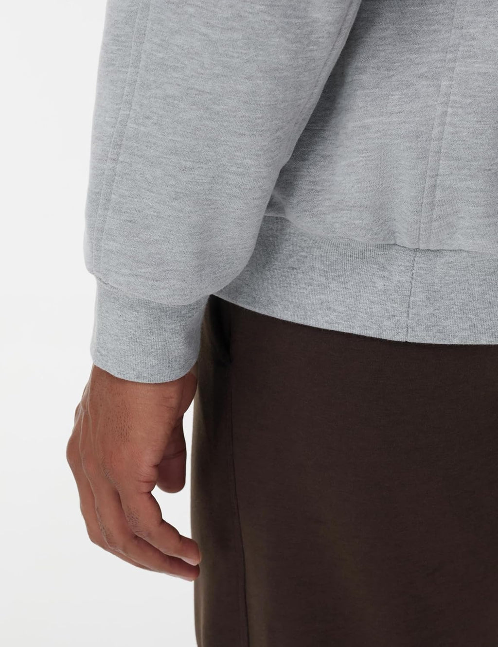 Men'S Half Zip Fleece Pullover Sweatshirts Midweight Mock Neck Workout Sweat Tops