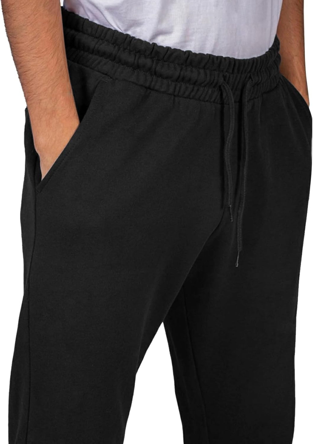 Men'S Sweatpants Casual Cotton Tapered Joggers Athletic Sweat Pants for Men Workout Running with Pockets