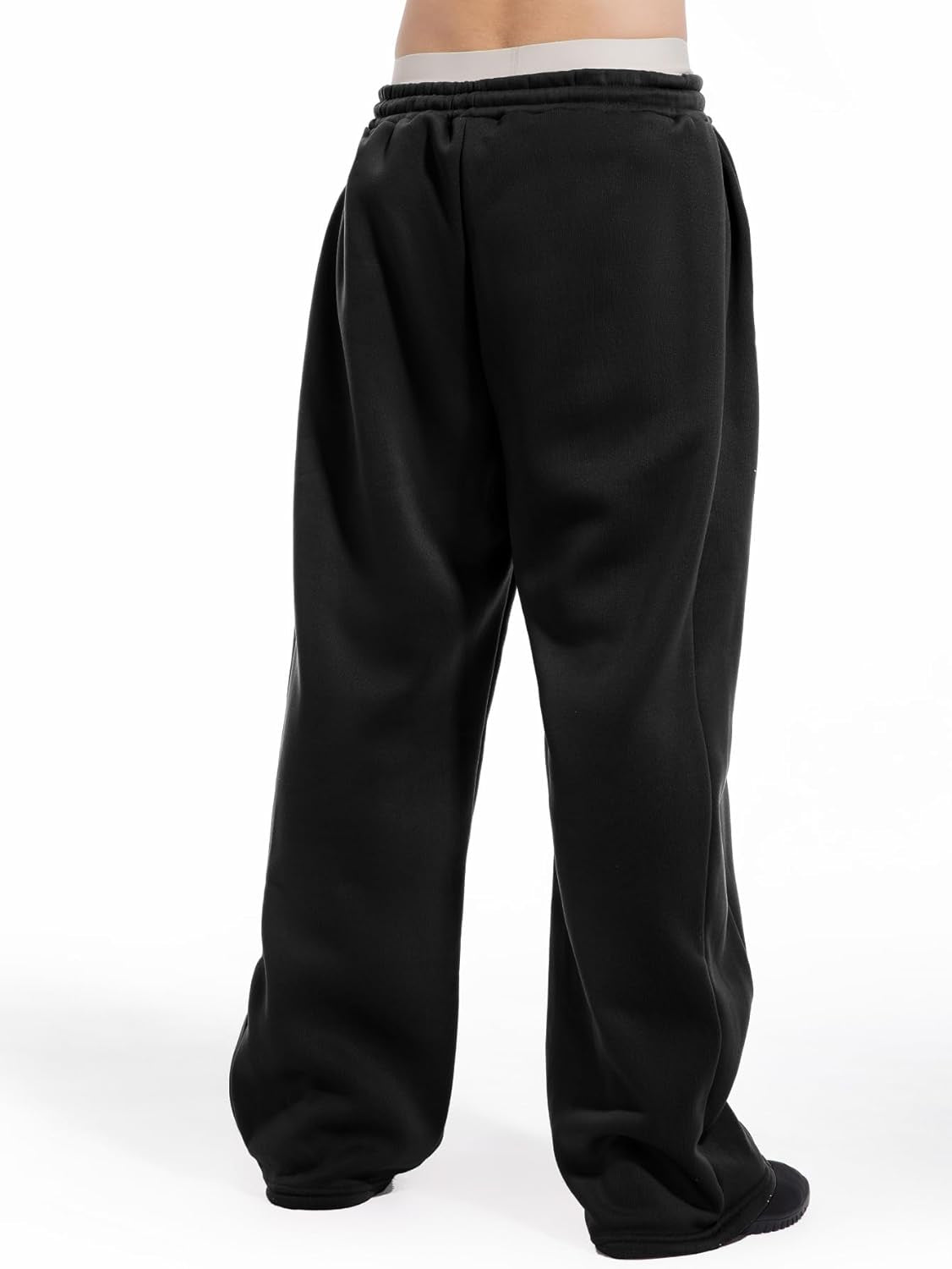 Men'S Baggy Sweatpants Wide Leg Lounge Sweat Pants with Pockets