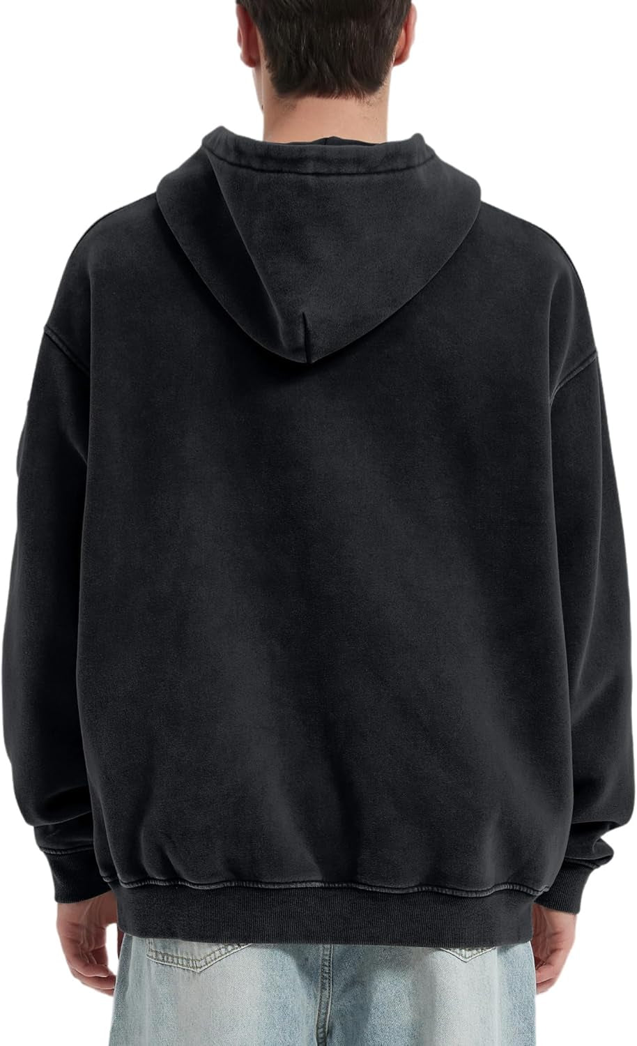 Mens Hoodies Fleece Fall Fashion Outfits Half Zip Sweatshirts Winter Jackets Oversized Pullover Tops Clothes 2025