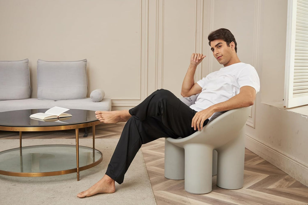 Men'S Cargo Sweatpants Open Bottom Baggy Sweat Pants for Mens Straight Leg Gym Cargo Sweats Lounge Pants with Pockets